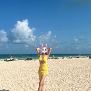 Oh Polly Vibrant Yellow Dress